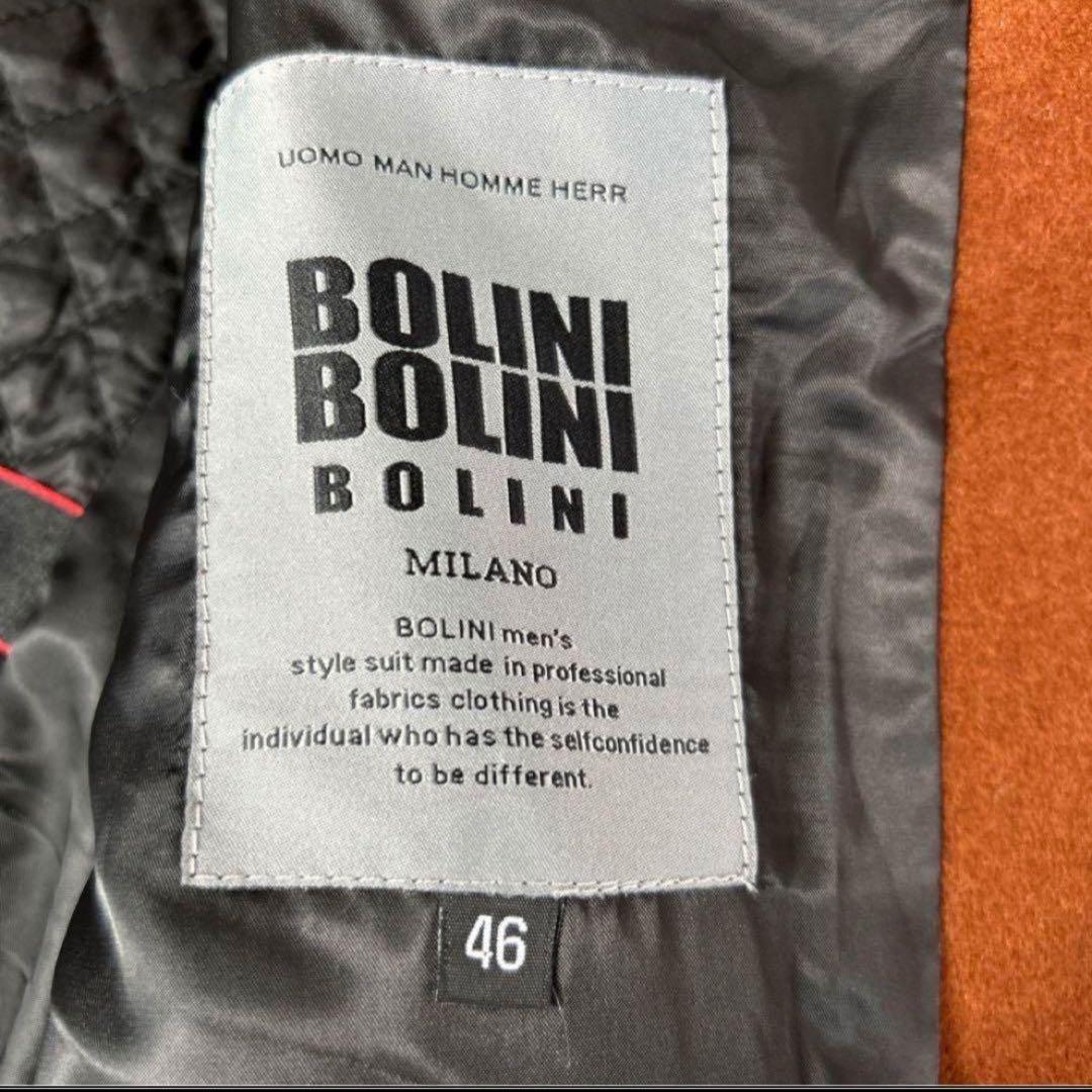 【新品タグ付・未使用】BOLINI 高級高品質ウールカシミヤチェスターコート M