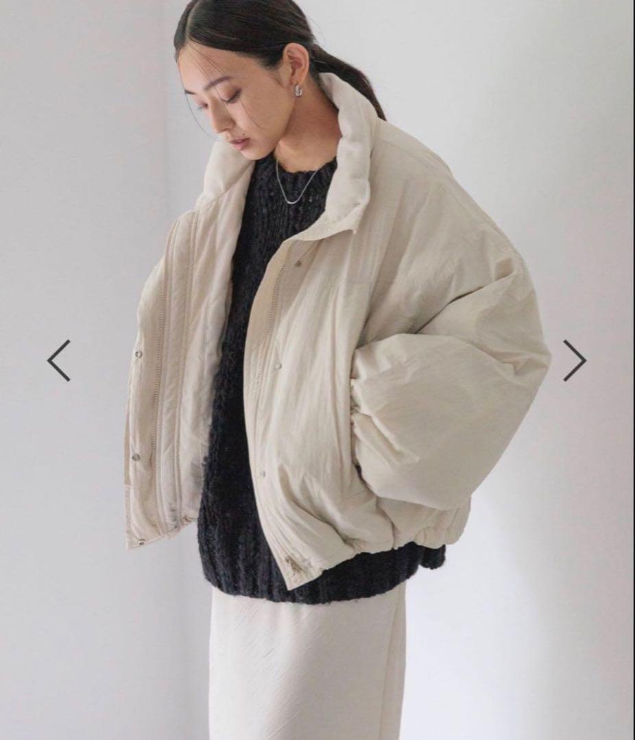 LOWRYSFARM モンスターショートコート　アイボリー