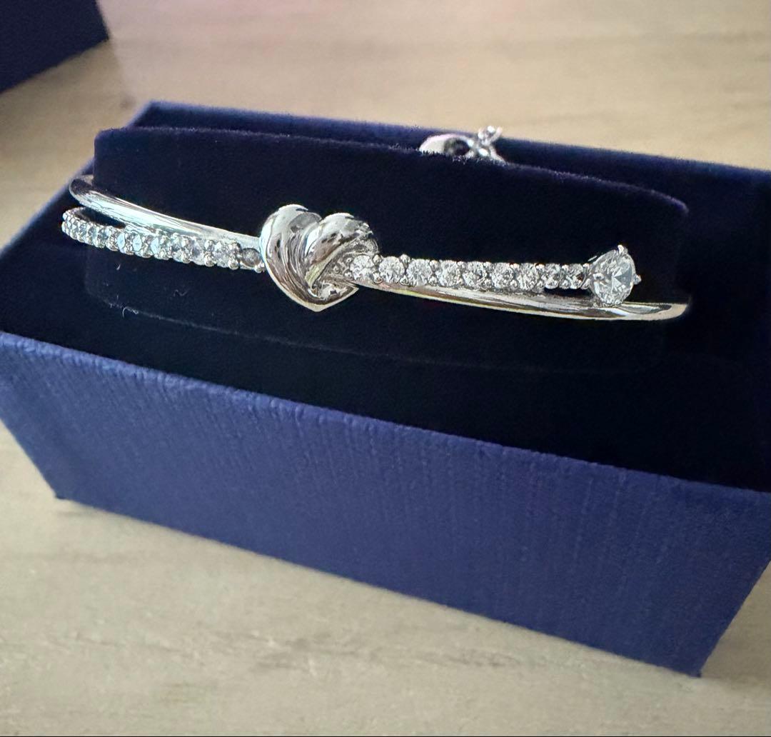 Swarovski ハートモチーフ ブレスレット