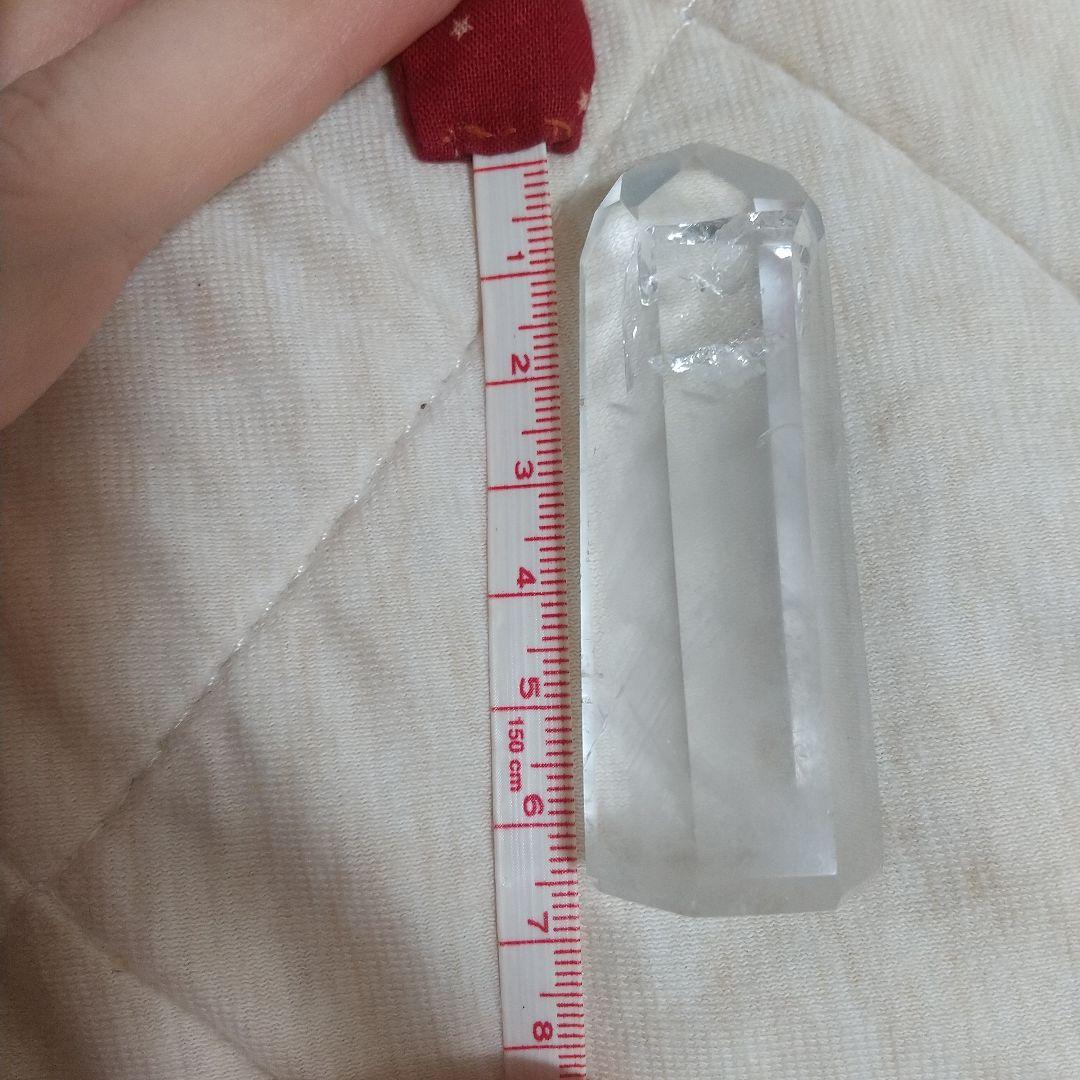 ★レインボー水晶 ポイント型 置物 a0443