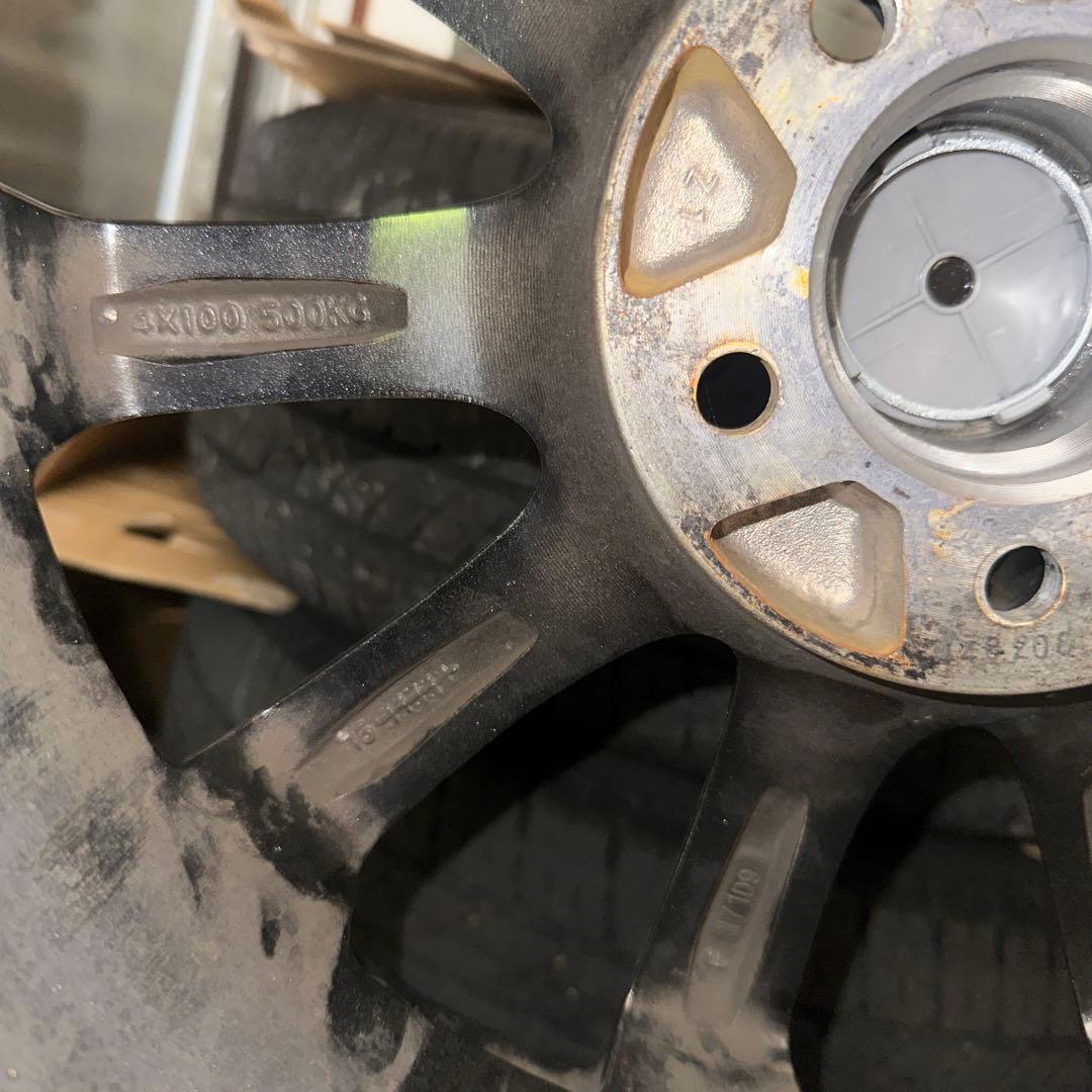 引き取り限定 185/60r15新品スタッドレスタイヤホイール付き