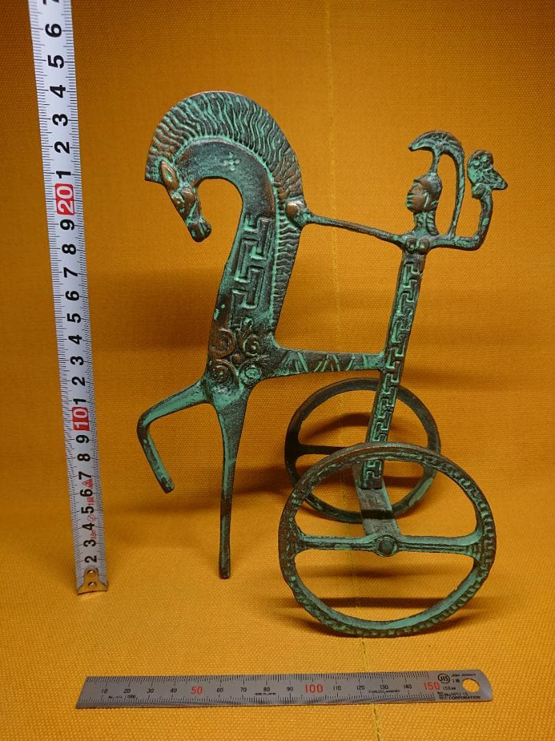 ビンテージ　人形　銅製　ブロンズ像　置物　インテリア　工芸品　美術品　A1163