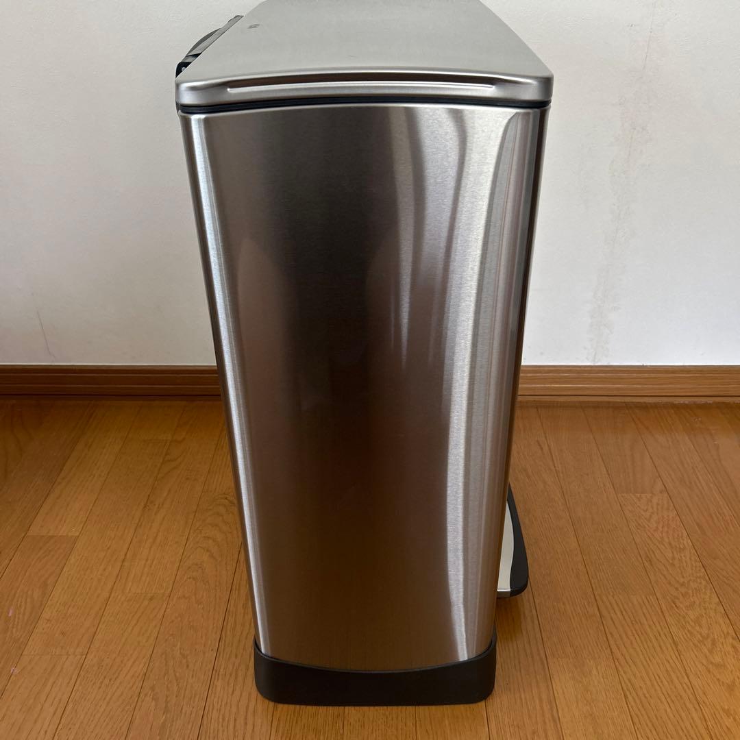 ゴミ箱 シルバー ブラック ペダル EKO ニトリ