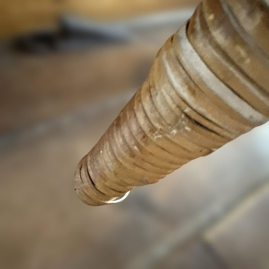 お値下げ❣️ヴィンテージラタン製カーブ型ダイニングチェア