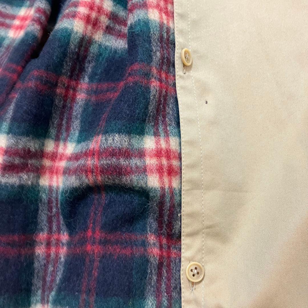 美品✨ロペ ラクーンファー チェックウールライナー 3way トレンチコート L
