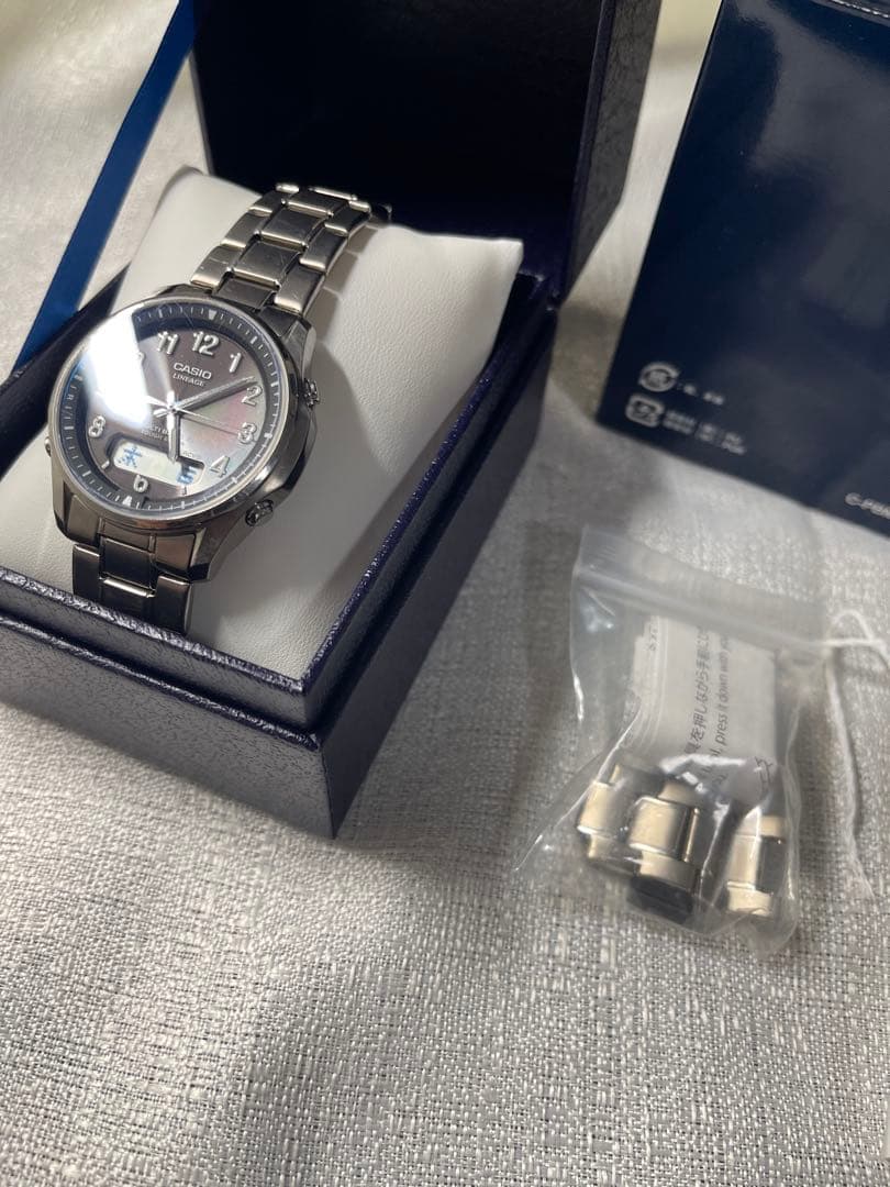 ル*君様 CASIO カシオ　ソーラー電波腕時計 LCW-M100TSE-1A2