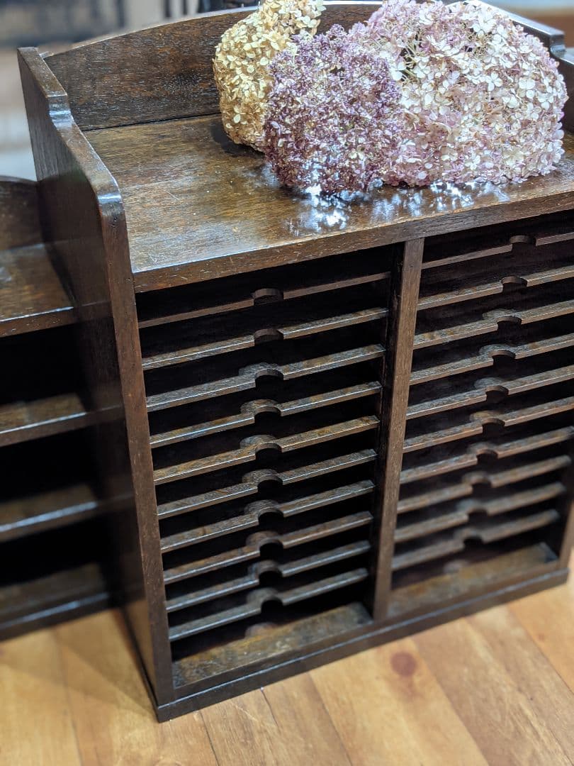 アンティーク　書類棚　棚