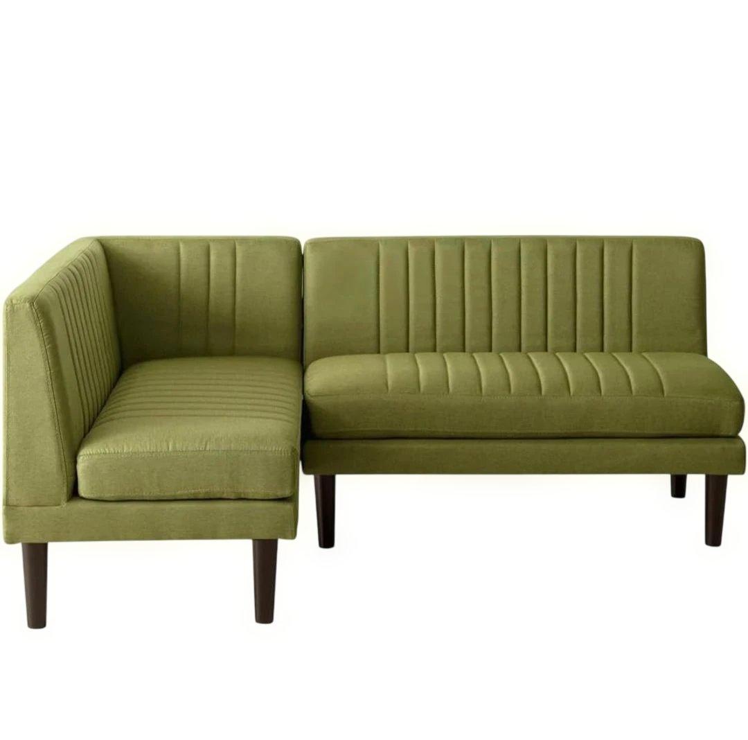 お値下中【引渡し可】エア•リゾーム ソファグリーン (布)