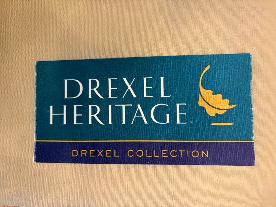 drexel heritage ドレクセルヘルテイジ 一人掛けアームチェア　布貼