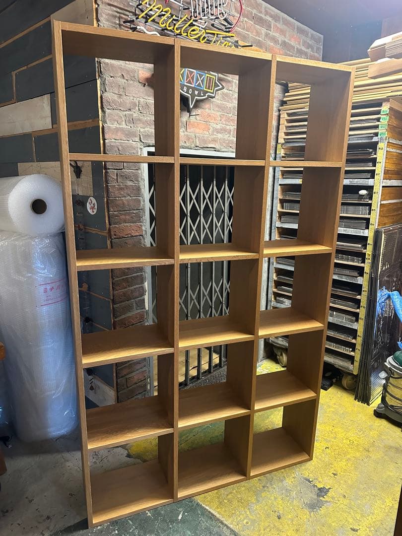 【東京都23区配送無料】無印　棚　本棚　事務 店舗　大型　スタッキング　シェルフ