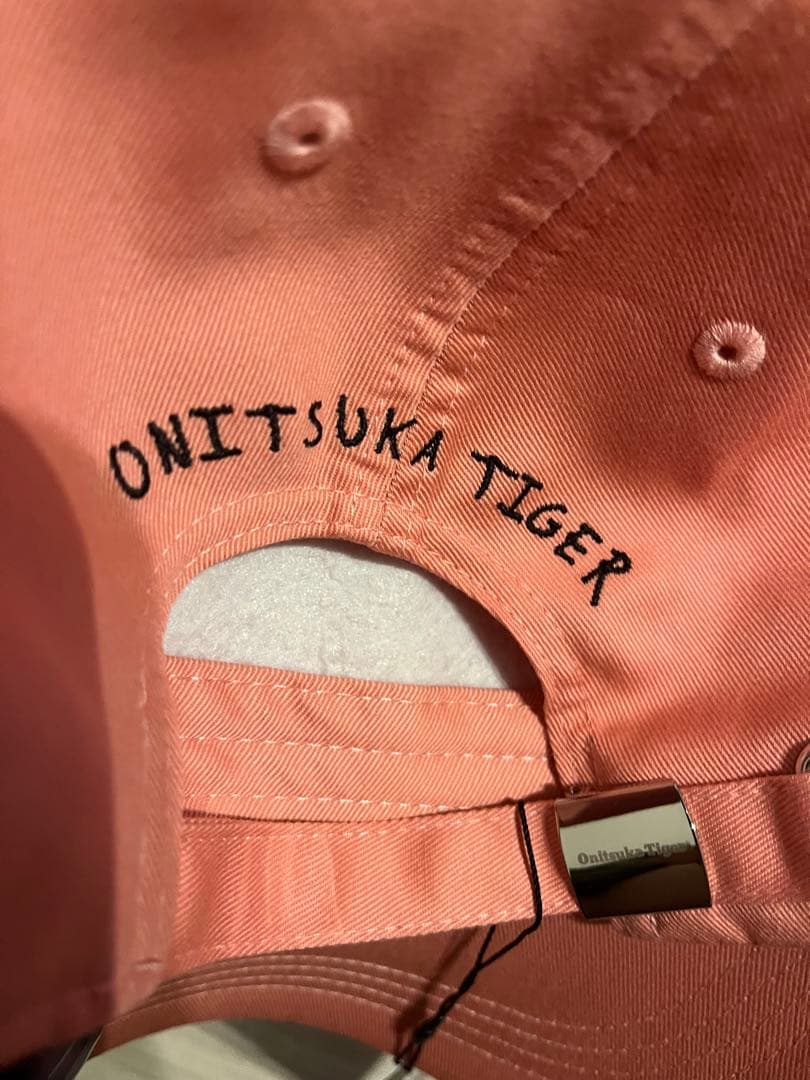 正規品 Onitsuka Tiger ピンク キャップ