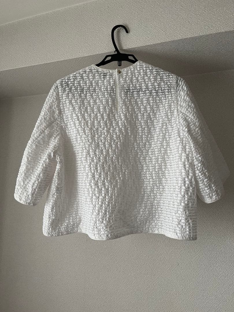 drawer ドゥロワー ブラウス ベルスリーブ BLAMINK