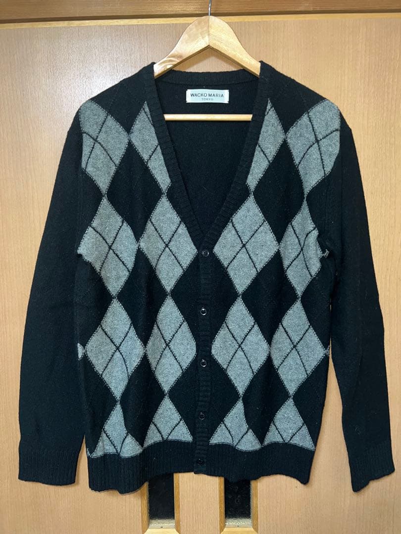 WACKO MARIA アーガイルカーディガン