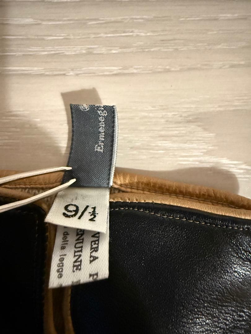 エルメネジルドゼニア レザー グローブ MADE IN ITALY