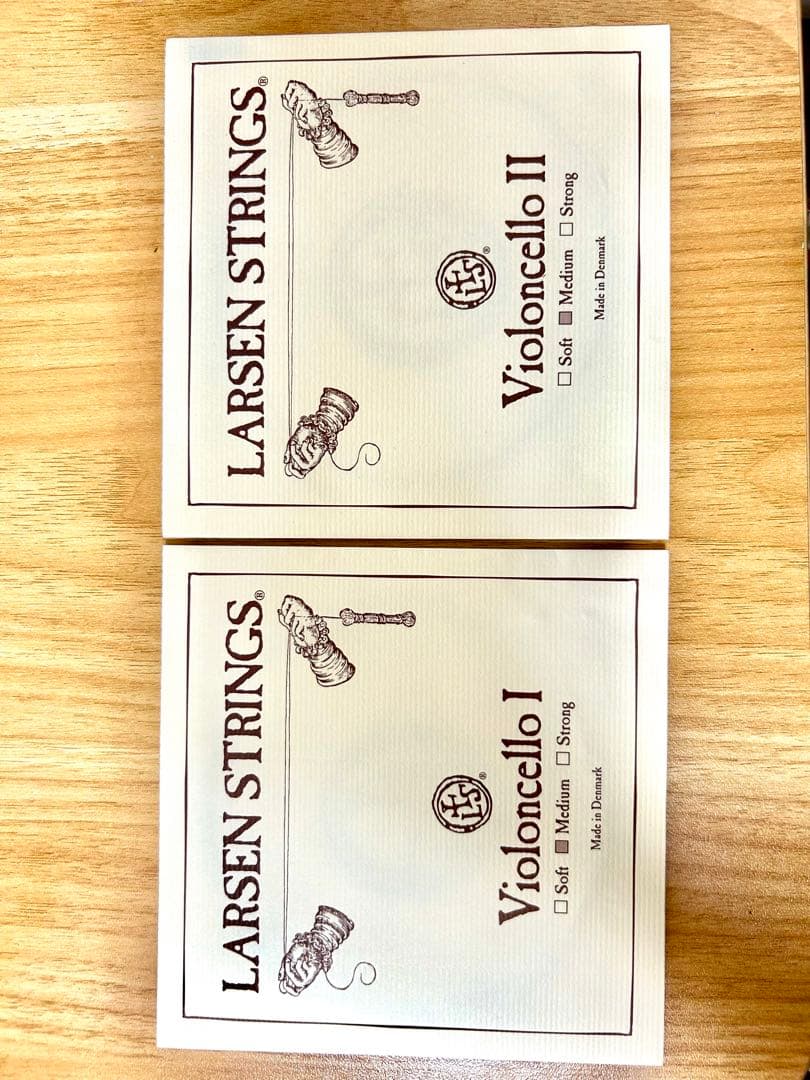 【未使用】チェロ弦 ラーセン AD線 セット Larsen