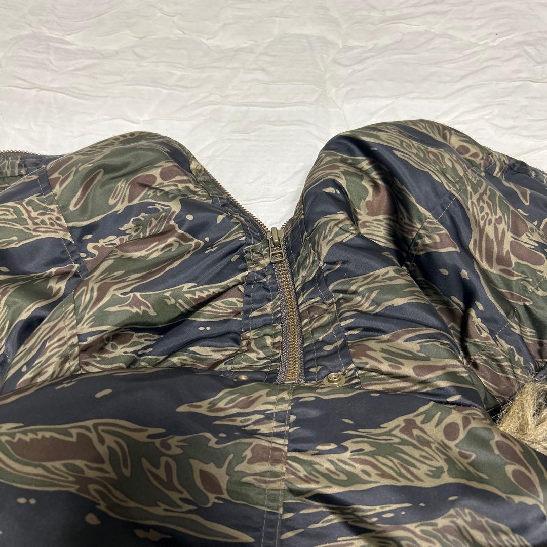 Hysteric Glamour迷彩色ファー付きミリタリージャケット
