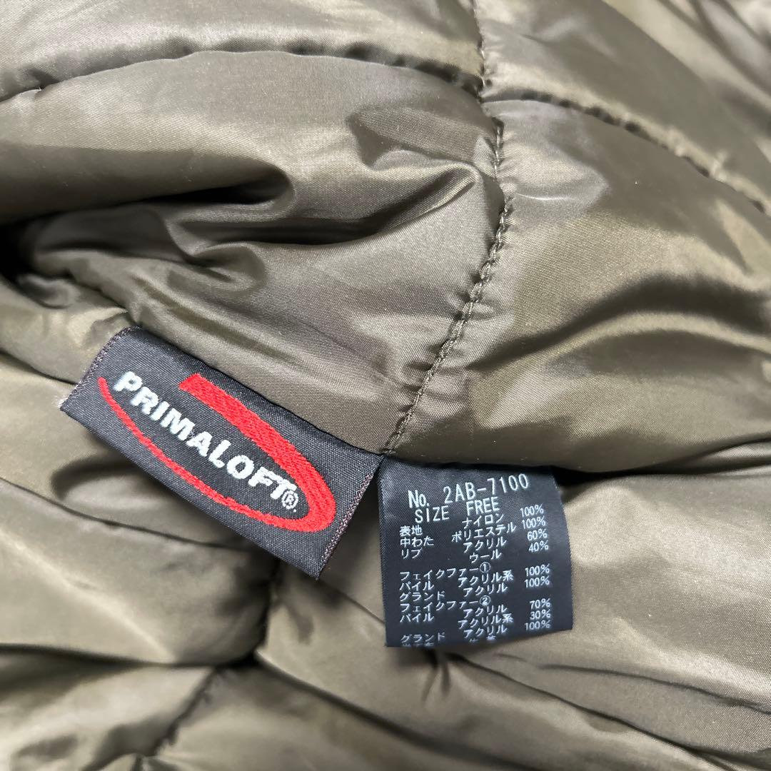 Hysteric Glamour迷彩色ファー付きミリタリージャケット