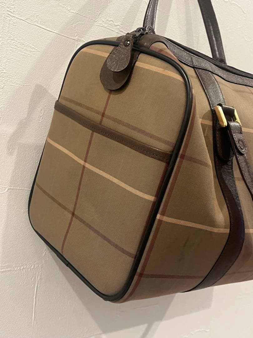 BURBERRY バーバリー ボストンバッグ ノバチェック ハンドバッグ