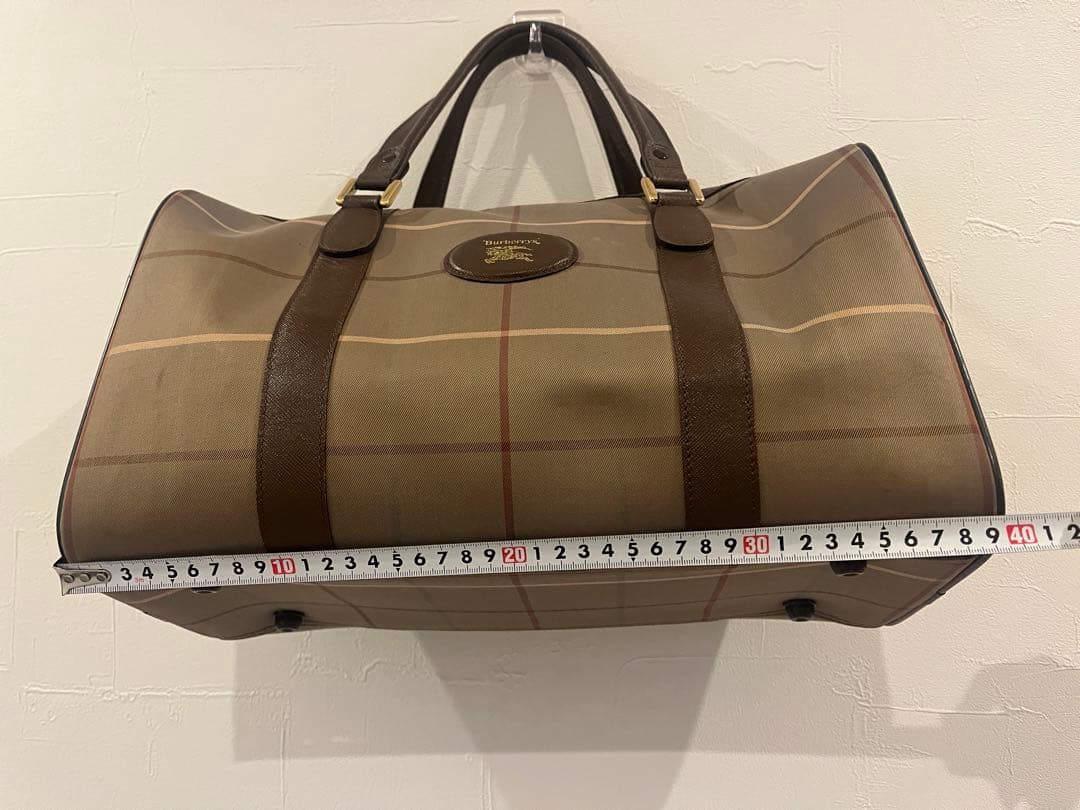 BURBERRY バーバリー ボストンバッグ ノバチェック ハンドバッグ