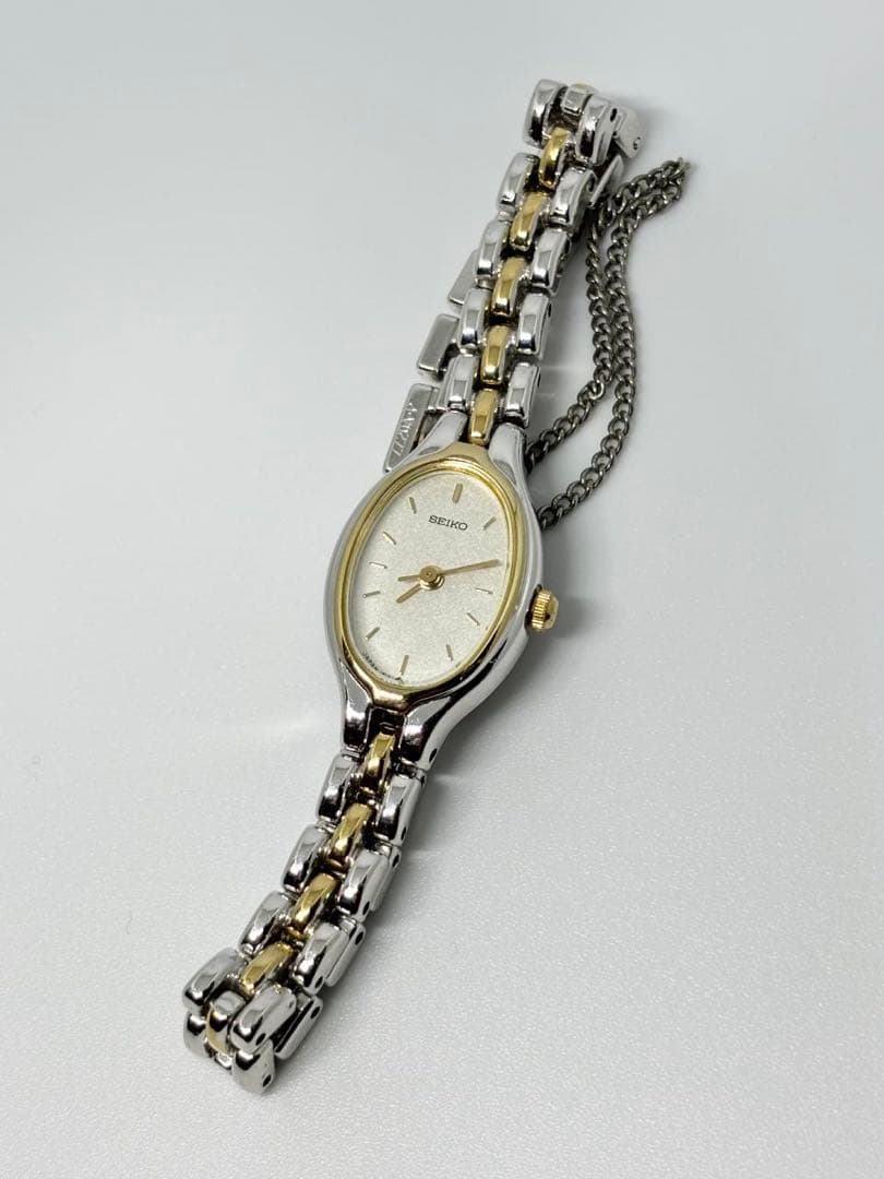 稼働品 SEIKO クオーツ 1F21-5A00 レディース