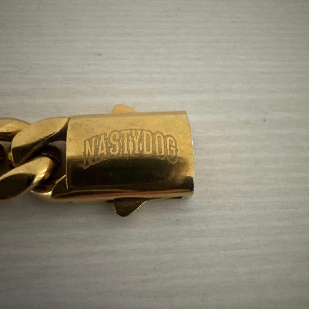 NASTYDOG ゴールド チェーンブレスレット