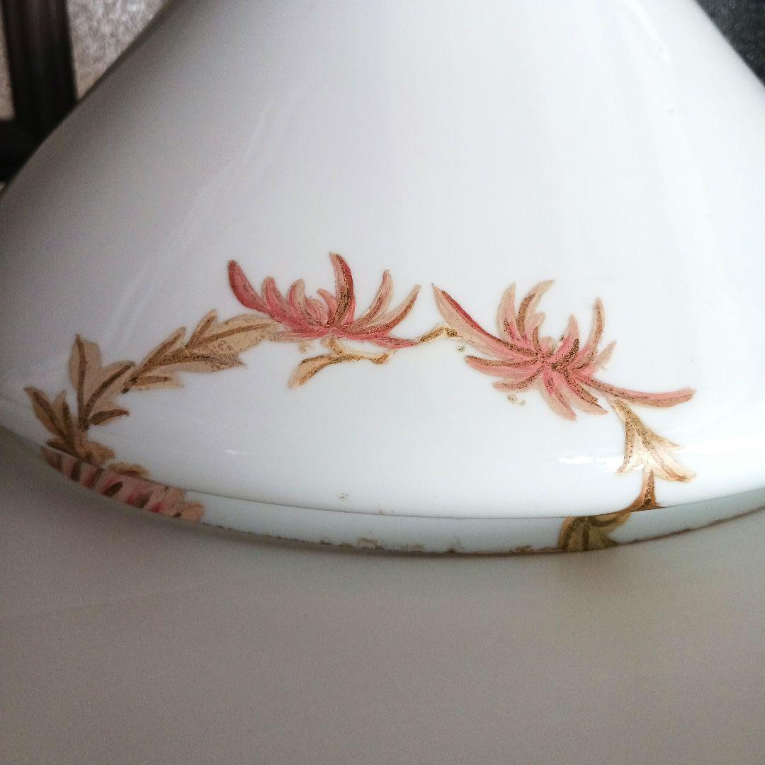 アンティーク吊りオイルランプ　　　アンバー