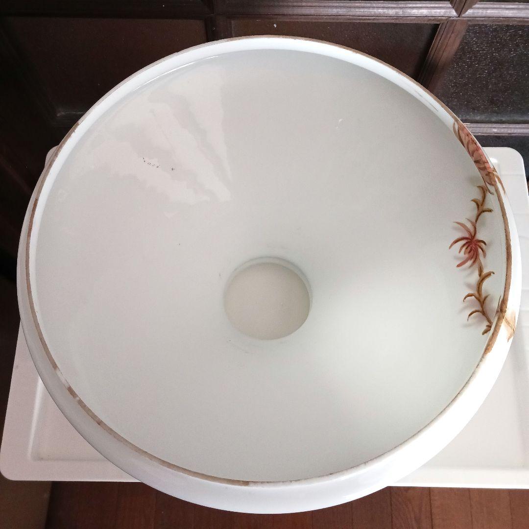 アンティーク吊りオイルランプ　　　アンバー