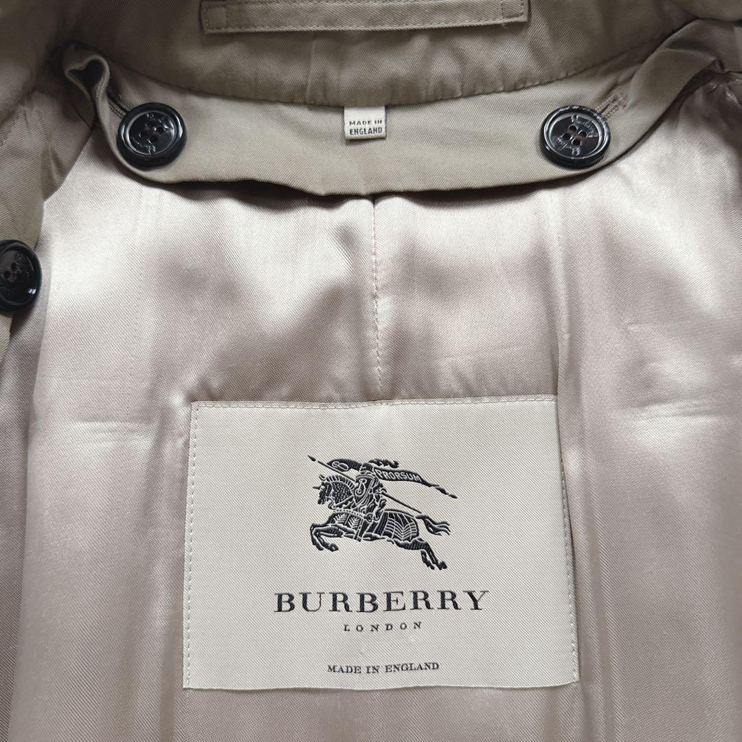 美品 バーバリーロンドン トレンチコート ロング丈 ライナー ベルト付き