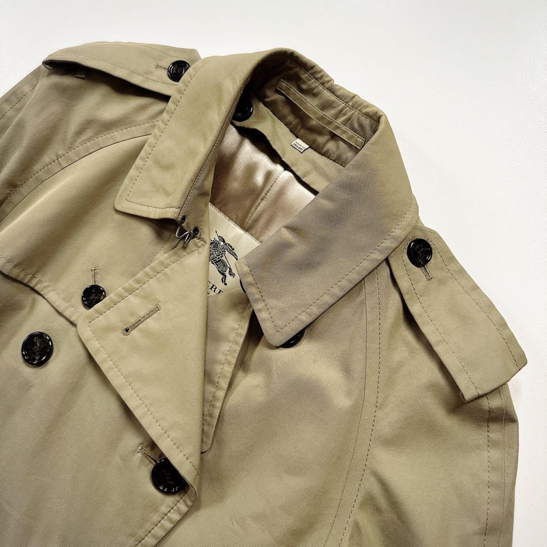 美品 バーバリーロンドン トレンチコート ロング丈 ライナー ベルト付き