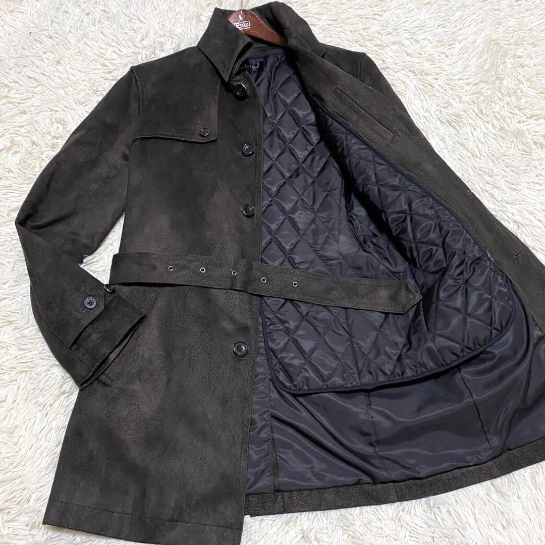 【美品◦XL✨】トルネードマート スウェード調 ベルテッドコート ライナー