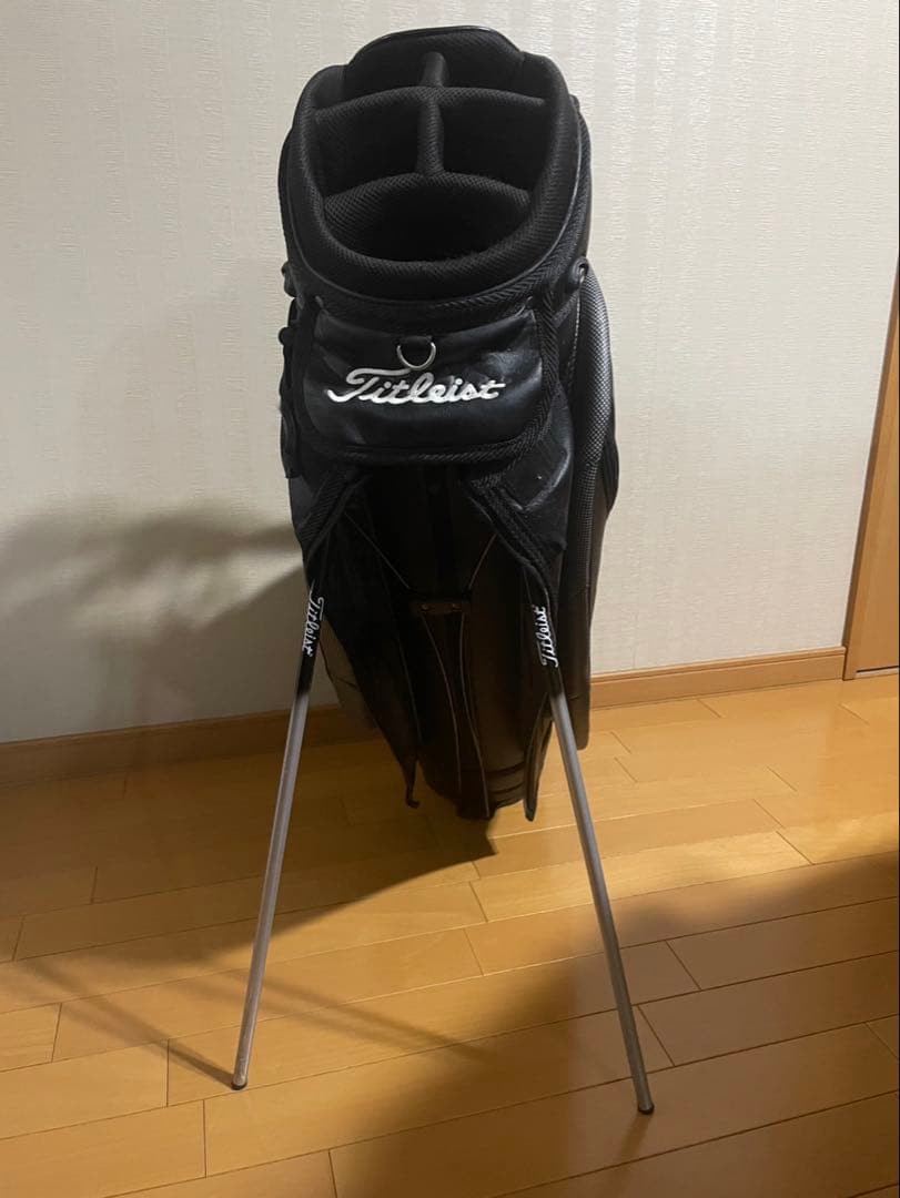 Titleist キャディバッグ 黒/金