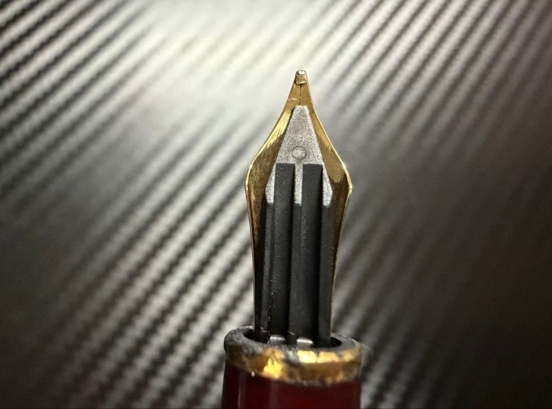 モンブラン マイスターシュテュック 144 ボルドー 中白 M 中字 万年筆