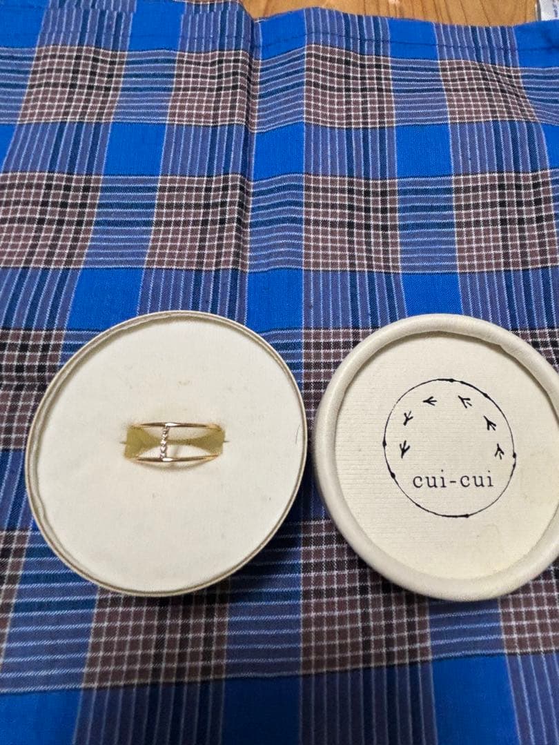 cui-cui キュイキュイダイヤモンドリング K10YG 世界最小#13号