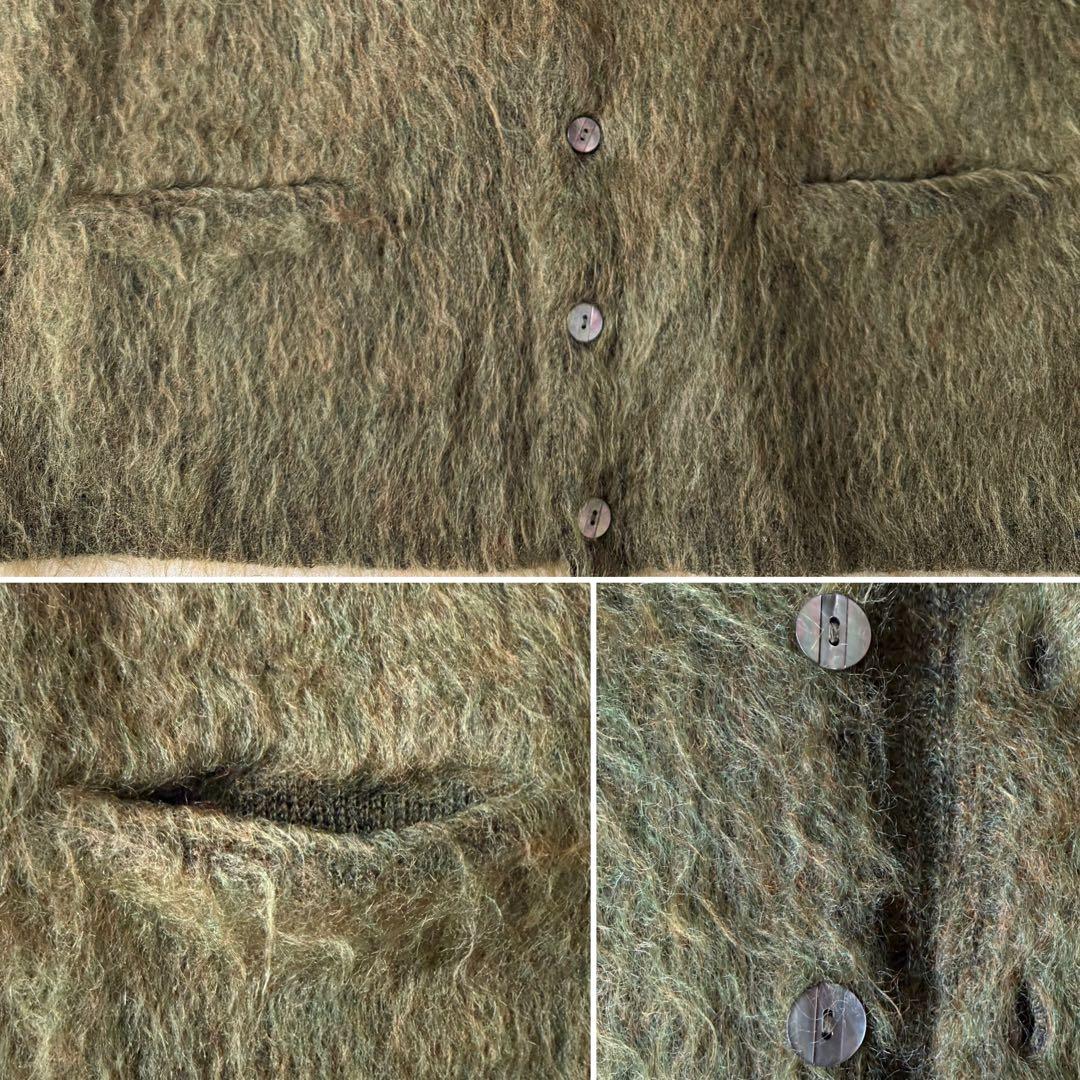 完売 Lemontea tokyo FRAGILE シャギー モヘアカーディガン