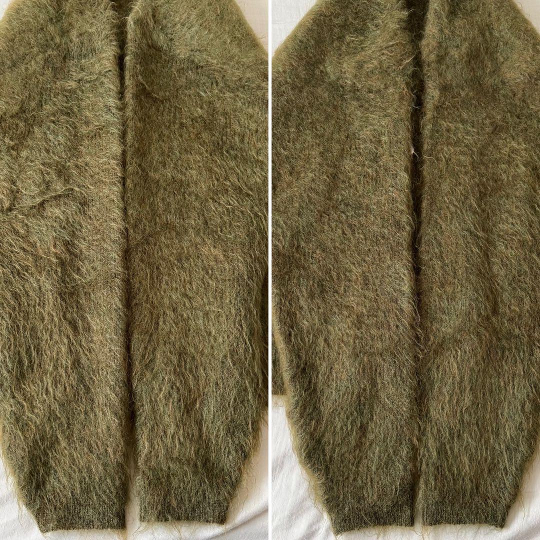 完売 Lemontea tokyo FRAGILE シャギー モヘアカーディガン