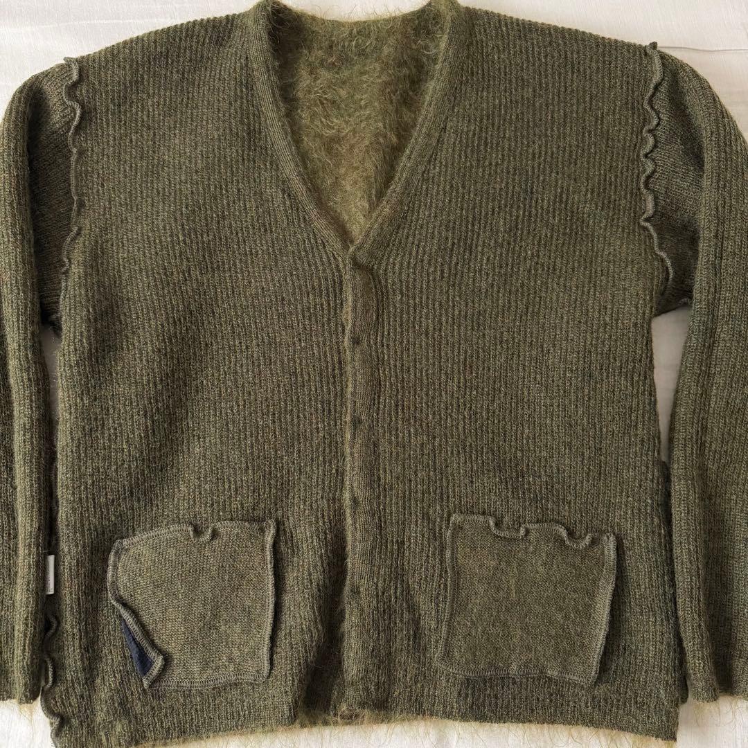 完売 Lemontea tokyo FRAGILE シャギー モヘアカーディガン