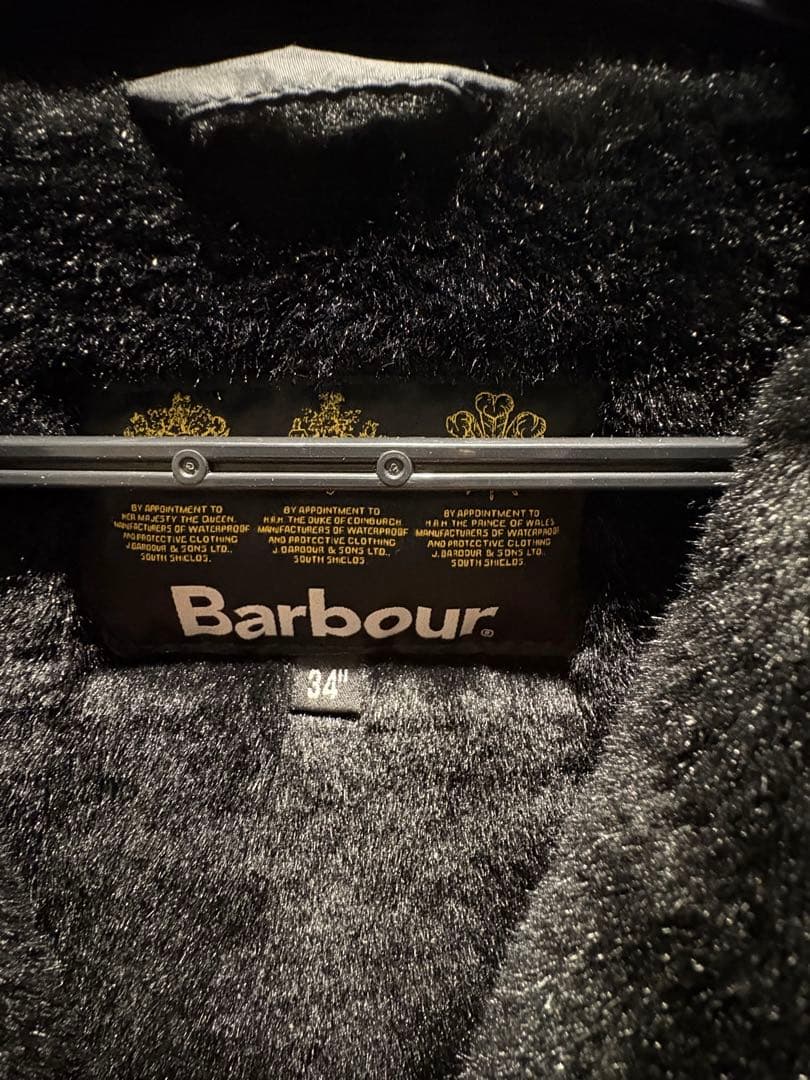 本日限定値下げ！Barbour ブラック ジャケット 34