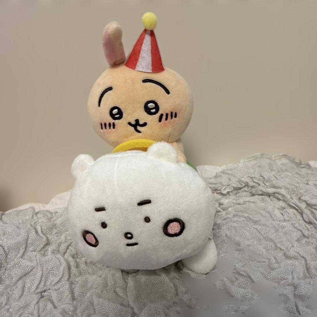 ちいかわらんど　ぴーぽぽぬいぐるみ　ちいかわ　ハチワレ　ウサギ　3体セット