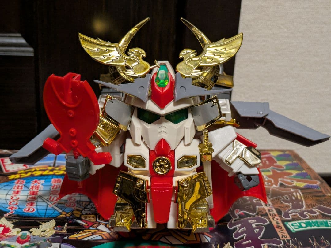 【箱付き現状】元祖 SD ガンダム NO-42 頑駄無大将軍 武者 スナック