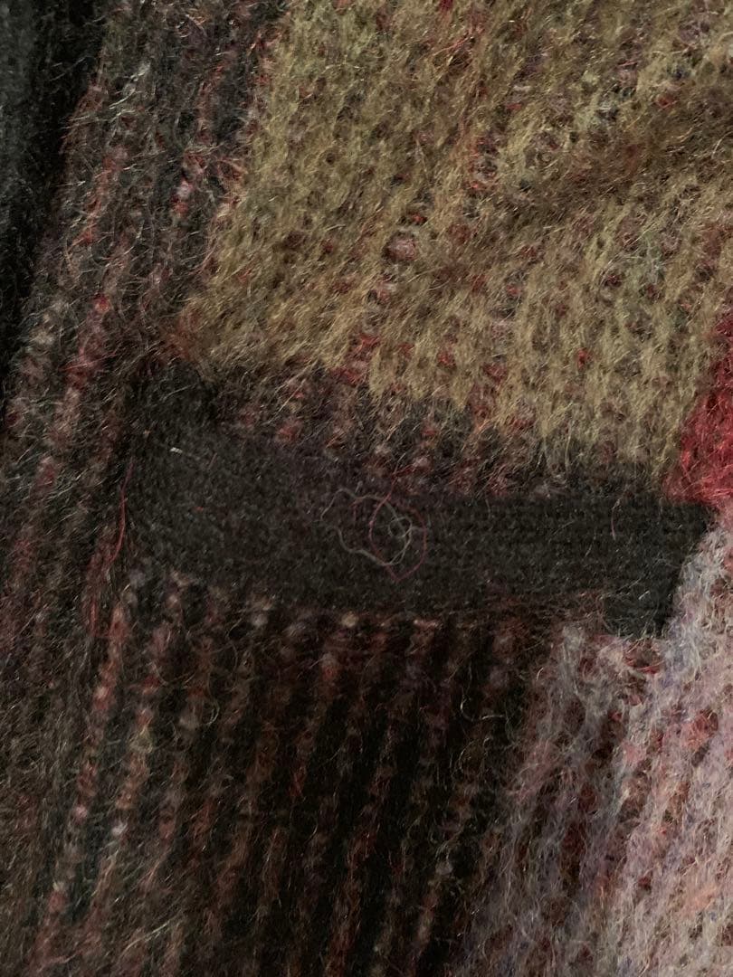 supreme Brushed Grid Cardigan L シュプリーム