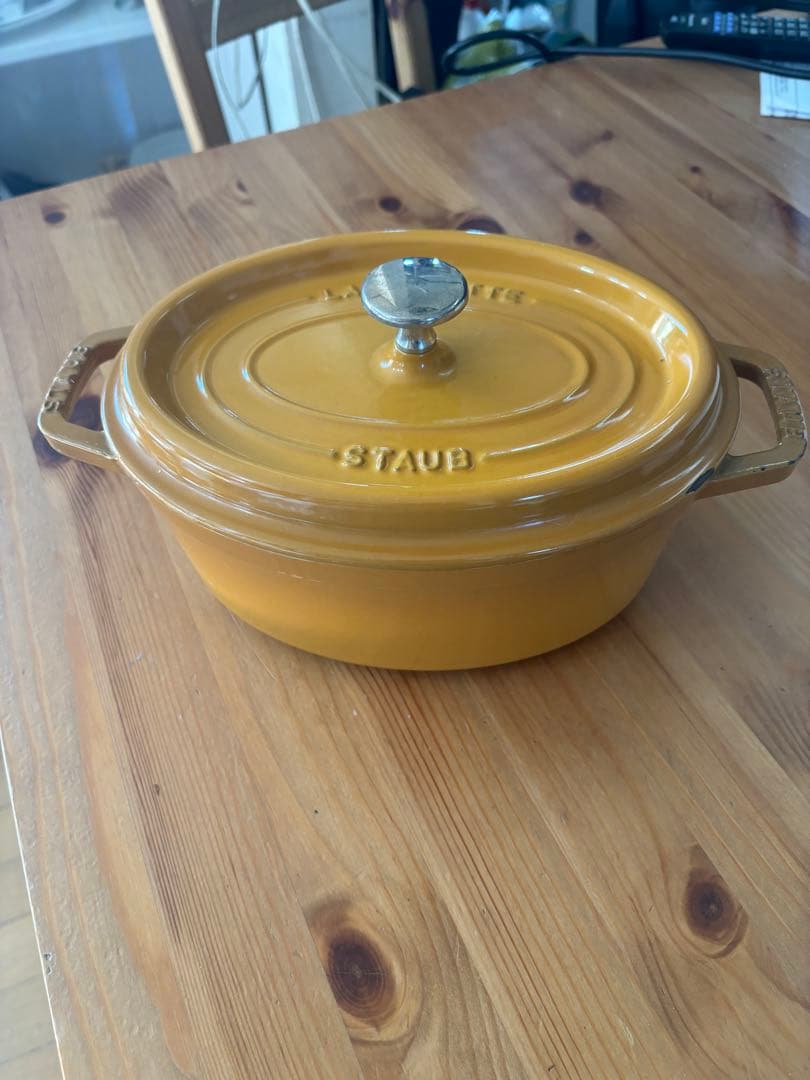 スタウブ　Staub オーバル23cm オレンジ