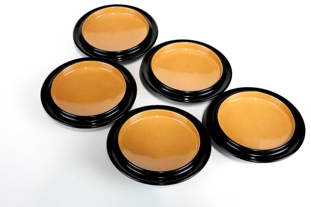 輪島塗　木製 ご湯呑　お煮物椀(蓋付き) 5客