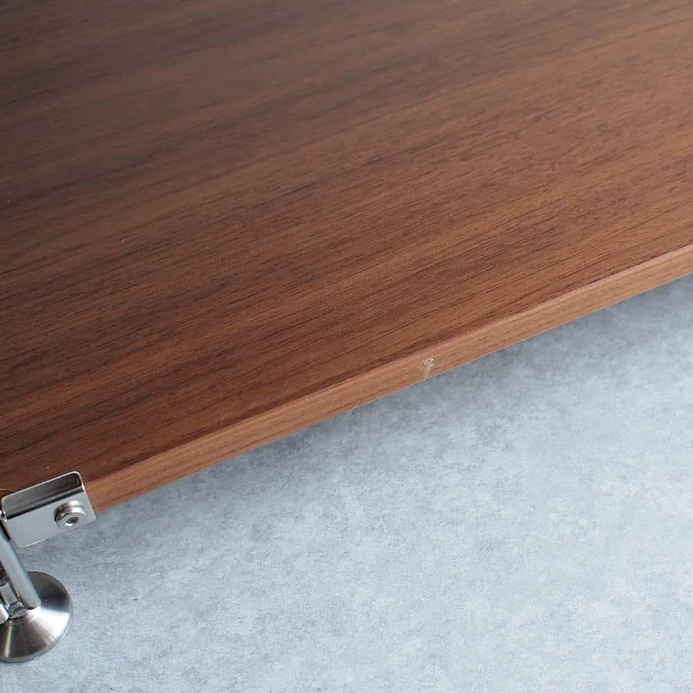 無印良品/MUJI ウォールナット材 ステンレスユニットシェルフ ZR24446