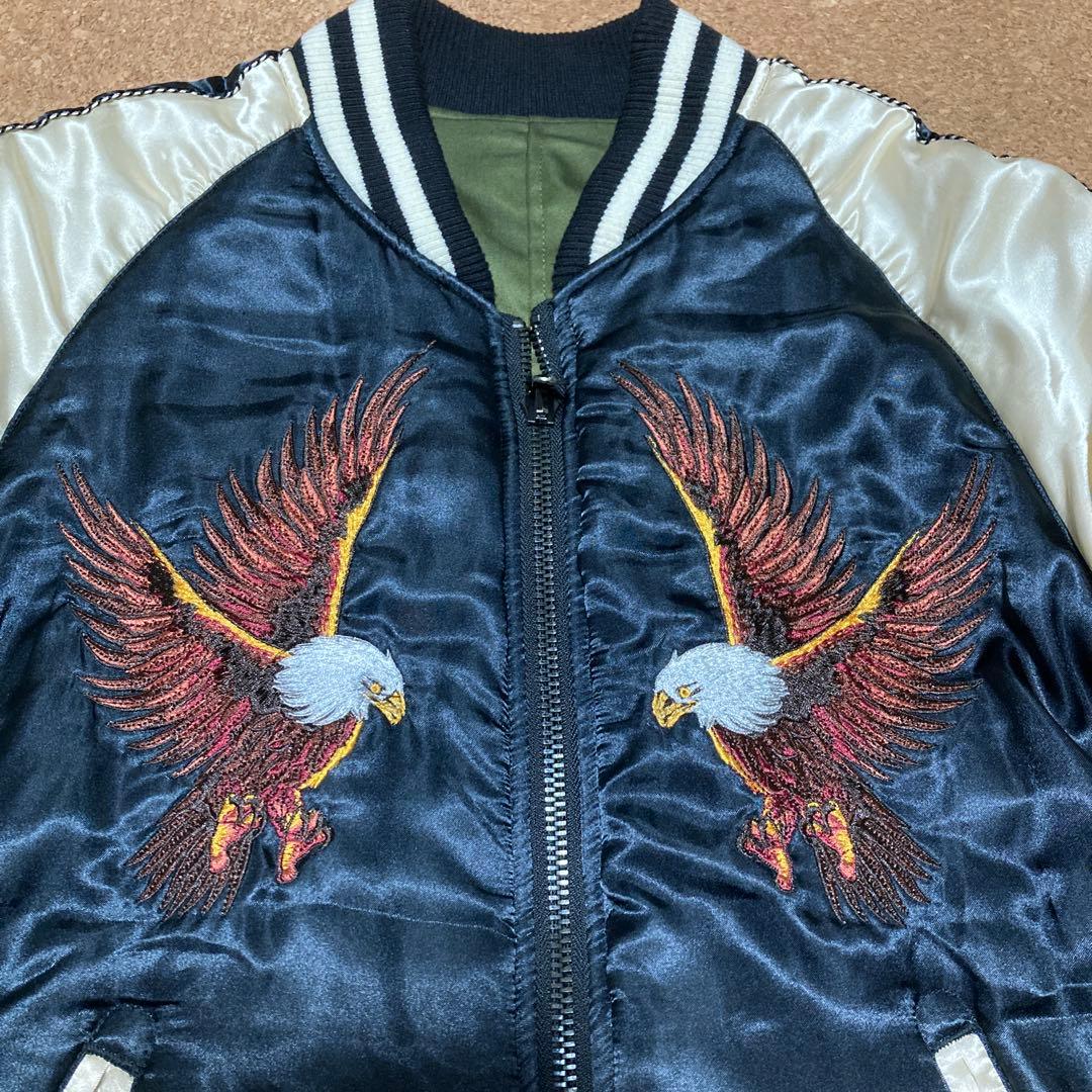 JACKROSE ジャックローズ スカジャン MA-1 鷲刺繍 リバーシブル