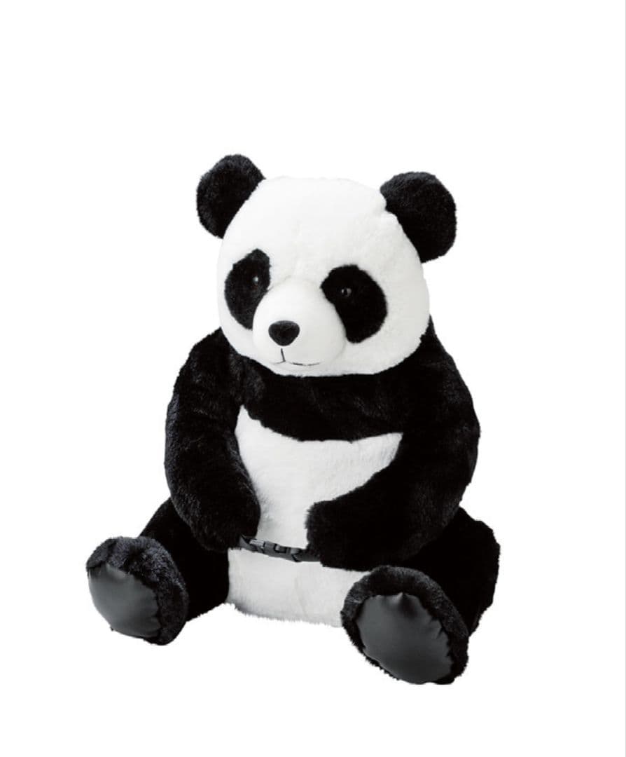 パンダティッシュケース　ぬいぐるみ　新品タグ付き　ぱんだ　PANDA