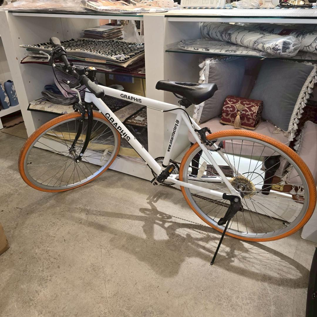 【引取限定】 GRAPHIS グラフィス GR-001G クロスバイク ホワイト