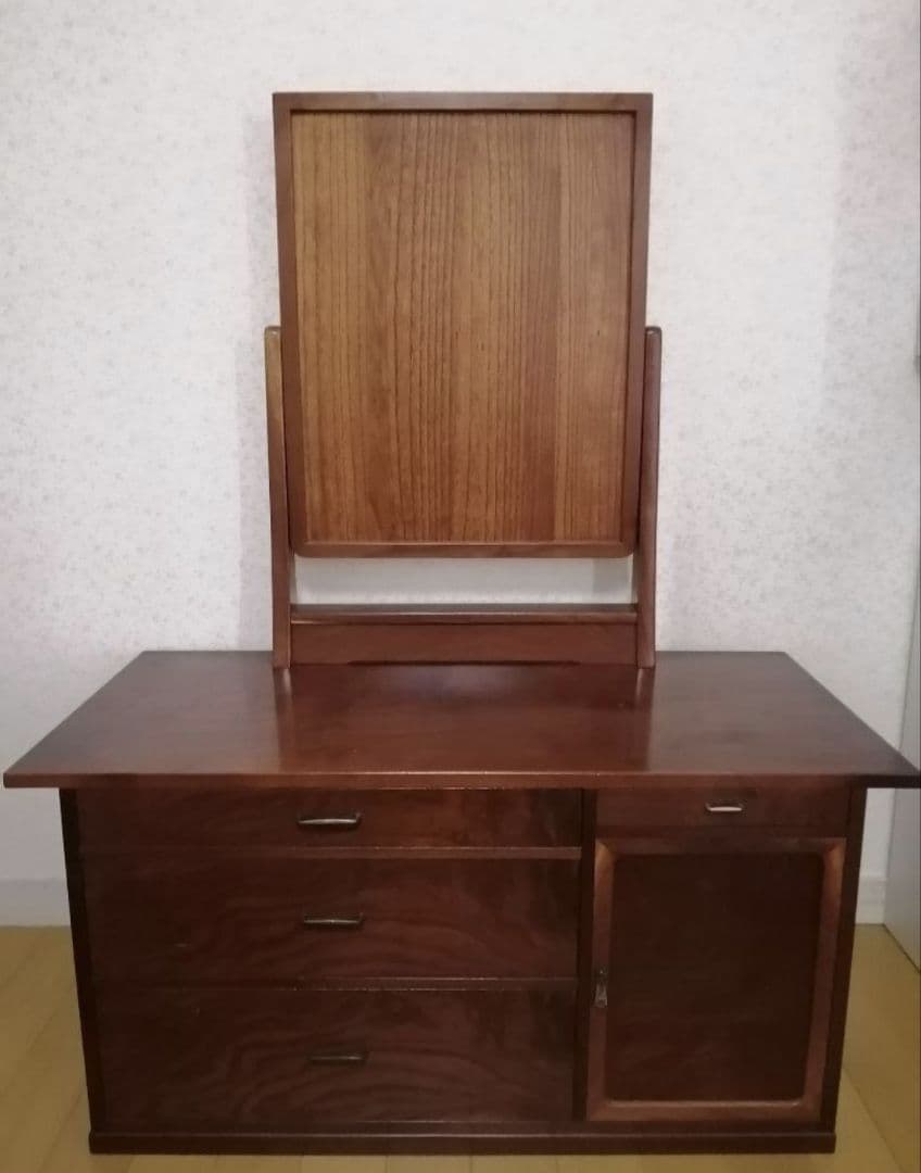 最終価格　鏡台　天然木　和