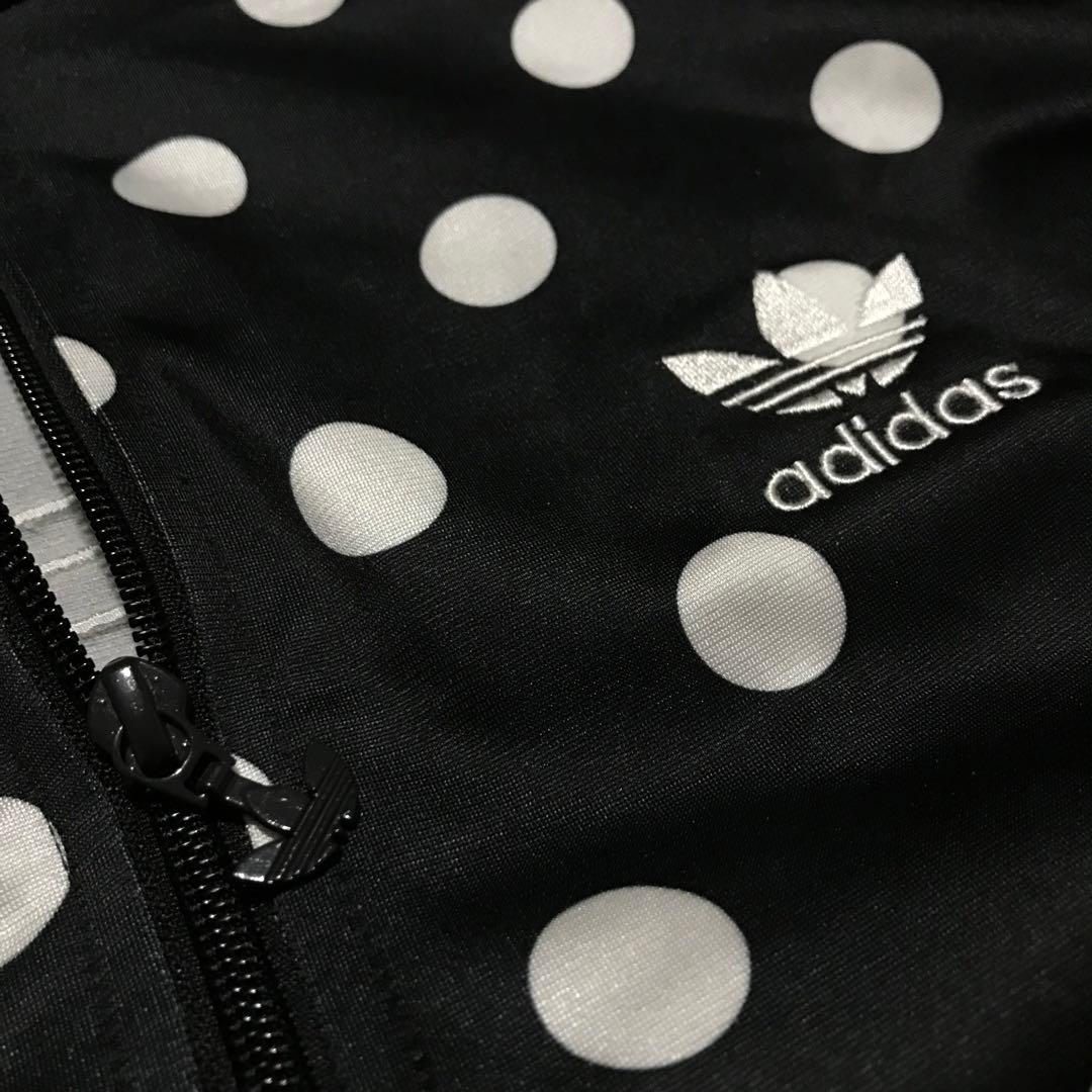 レア！マドンナ着用！アディダスオリジナルス水玉模様！トラックジャケットジャージ！