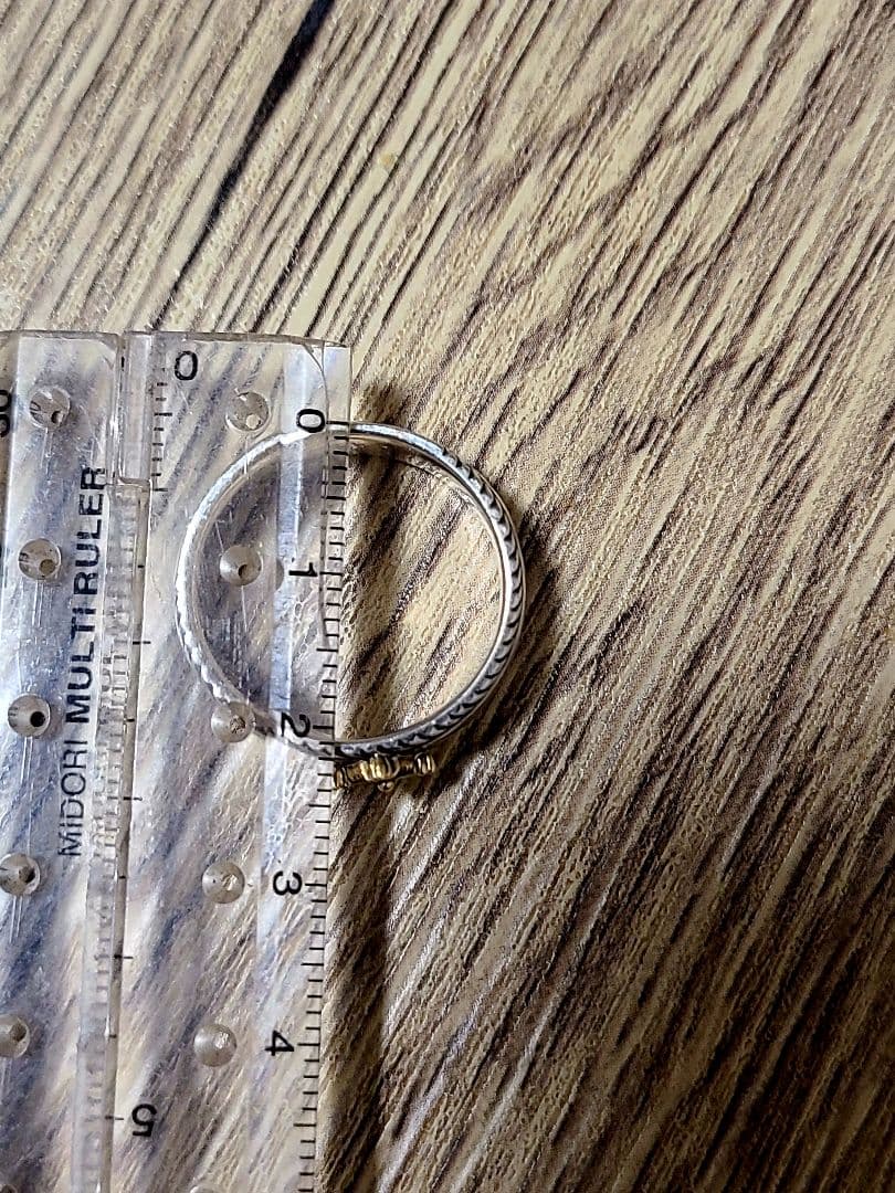 マテリタ　ブリタニア　リング　K18刻印