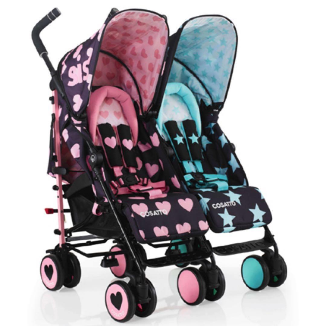 COSATTO コサット supa dupa 双子 ベビーカー 2人乗り 兄弟